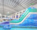 Palm Tree Double Outdoor Inflatable Water Slides For Kindergarten