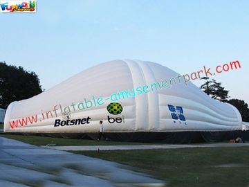 White Airtight Inflatable Party Tent PVC Tarpaulin For Outdoor Activities