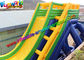 33.5 x 13.7 Inflatable Water Slide Drop Kick , Air Bag Outdoor Wet Slide