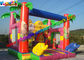 Full Printing Zoo Bouncy Jumping Castles , Moonwalk Bouncer With PVC tarpaulin