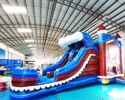 Combo Bouncy Castle Commercial Bouncer พองสำหรับกิจกรรมเทศกาล