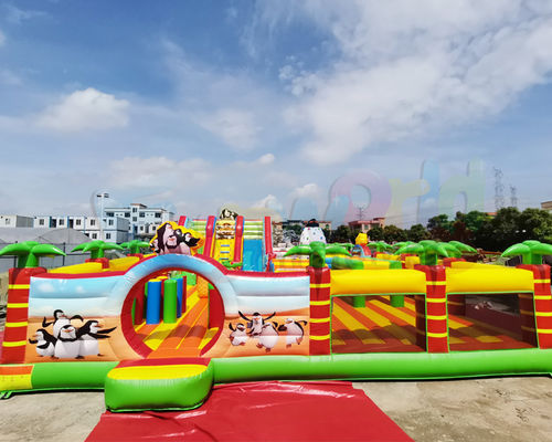 สนามเด็กเล่น Jumper Bounce House Combo สวนสนุก Bouncer ทำให้พอง